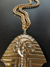 Load image into Gallery viewer, PHARAOH HEAD WITH CHUNKY CUBAN LINK CHAIN