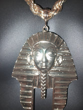 Load image into Gallery viewer, LARGE PHARAOH HEAD &amp; CHUNKY ROPE CHAIN