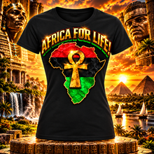 Load image into Gallery viewer, AFRICA FOR LIFE Ladies T Shirt