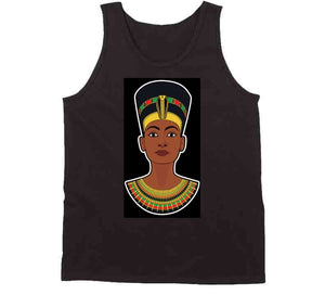 Nefertiti Black Ladies T Shirt