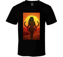 Load image into Gallery viewer, Sekhmet The Raging Sun Ladies T Shirt