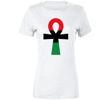 Load image into Gallery viewer, Rbg Ankh White Tee T Shirt