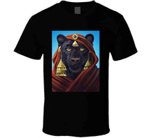 Load image into Gallery viewer, Sekhmet Divine Black Ladies T Shirt