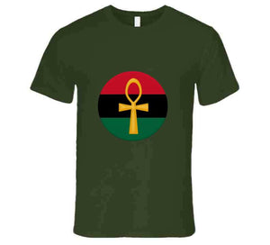 RBG MILITARY GREEN GOLD ANKH T SHIRT