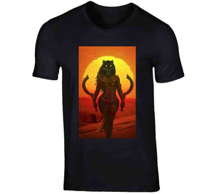 Sekhmet The Raging Sun Ladies T Shirt