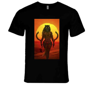 Sekhmet The Raging Sun Ladies T Shirt