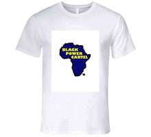 Load image into Gallery viewer, Black Power Cartel Blue Yellow T Shirt