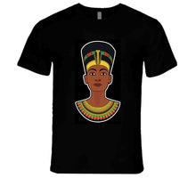 Load image into Gallery viewer, Nefertiti Black Ladies T Shirt