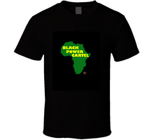 Load image into Gallery viewer, Black Power Cartel- Green &amp; Yellow T Shirt