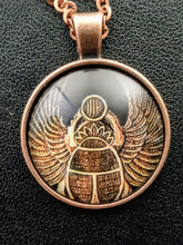 Load image into Gallery viewer, GOLDEN KHEPERA NECKLACE