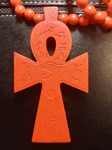 RADIANT RED SOLAR ANKH OF ISIS