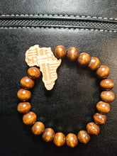 Load image into Gallery viewer, CONTINENT OF AFRAKA WOODEN BRACELET