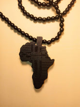 Load image into Gallery viewer, THE BLACK CONTINENT AFRAKA MEDALLION NECKLACE