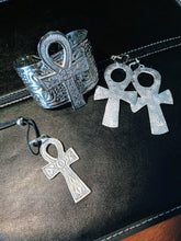 Load image into Gallery viewer, SILVER ANKH JEWELRY SET