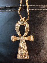 Load image into Gallery viewer, KEY OF ETERNAL LIFE-GOLD ANKH NECKLACE
