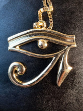 Load image into Gallery viewer, EYE OF HERU GOLD NECKLACE