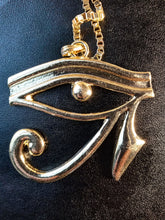 Load image into Gallery viewer, EYE OF HERU GOLD NECKLACE