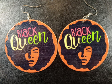 BLACK QUEEN EARRINGS