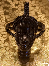 Load image into Gallery viewer, ROYAL IFE KING HEAD FINGER RING