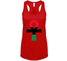 Load image into Gallery viewer, RBG ANKH II LADIES TANKTOP RED