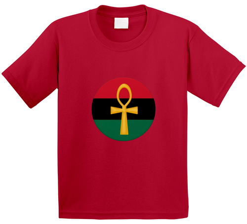 Rbg Jr. Red & Gold Ankh T Shirt