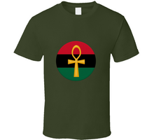 Load image into Gallery viewer, RBG MILITARY GREEN GOLD ANKH T SHIRT