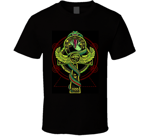 THE IMMORTAL NAGA SACRED GEOMETRY T-SHIRT