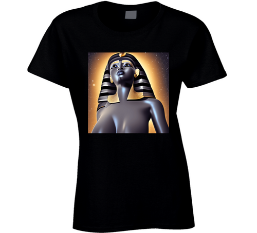 Black Goddess Of Heaven Ladies T Shirt