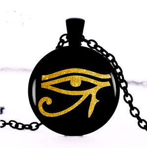 THE ALL SEEING EYE OF HORUS-TRIPLE BLACK & GOLD