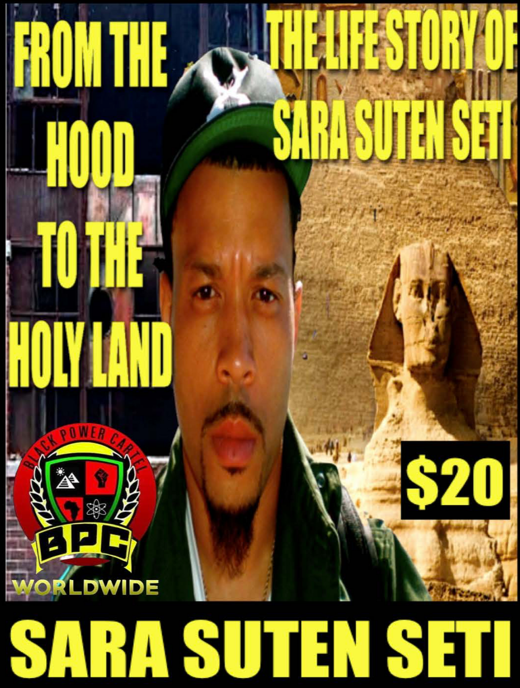 FROM THE HOOD 2 THE HOLYLAND!! THE LIFE STORY OF SARA SUTEN SETI 2-DISCS